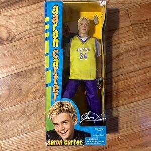 Aaron Carter Collectible Doll in That’s how I beat Shaq outfit